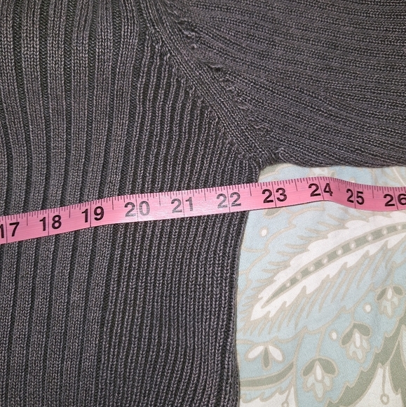 A Structure men's long sleeve ribbed 100% cotton sweater in a size large. - Picture 6 of 7